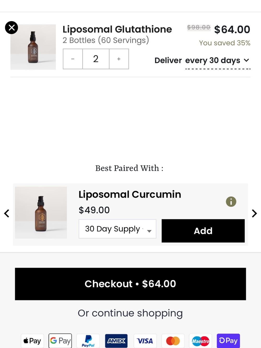 Liposomal Glutathione Serum - Brown - Picture 4 of 4